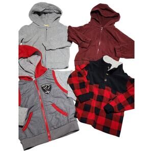 Lot Of 4 Baby Toddler 2T Boys Hoodies Sweater H&M Carters Garanimals Huntington